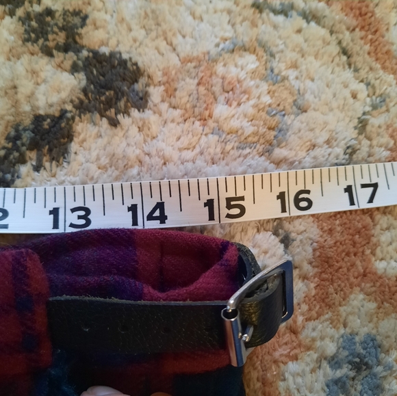 Wool tartan midi skirt kilt - Picture 9 of 9